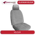 Velour Holden Colorado Seat Covers - DX Single Cab - July 2008 - May 2012