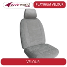 Velour Nissan Navara Seat Covers - RX and RX Silverline - Dual Cab - D40 Series