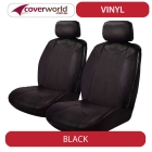 VW Polo GTi Seat Covers - June 2015 to Oct 2017 - Black Bull Vinyl