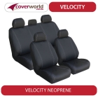 isuzu dmax seat covers velocity neoprene - ls-m / ls-u / x-terrain crew cab 2020 - 2021 - 2022 - 2023