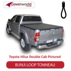 Toyota Hilux Dual Cab without Sports Bars Tonneau Cover Cover - Bunji - New Installation