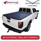 Ford Ranger Next Gen Super Cab - Soft Tonneau Cover for Genuine Headboard - Genuine No Drill Tonno Cover