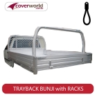 bunji trayback tonneau with racks