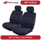 isuzu dmax seat covers wet 'n wild neoprene - ls-m / ls-u / x-terrain crew cab 2020 - 2021 - 2022 - 2023
