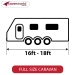 Caravan Cover - Adco Brand - 18ft - 20ft - 551cm - 610cm