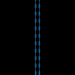Black Neoprene with Blue Stitching Detail