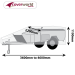 Fold Out Tent Camper Trailer Cover 360cm - 460cm (Includes Drawbar And Stoneguard)