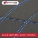 Getaway Neoprene Black with Blue Stitching