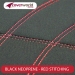 Getaway Neoprene Black with Red Stitching