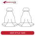 Front Seat Covers Row - Made to Order - Neoprene