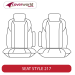 Front Seat Covers Row - Made to Order - Neoprene