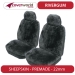 Ford Ranger Aftermarket Sheepskin Premade Front Seat Covers - 22mm Rivergum Charcoal
