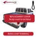 Ford Courier PE, PG and PH Series Tonneau Cover for Models with Grabs Rails - Replacement Bunji Cover