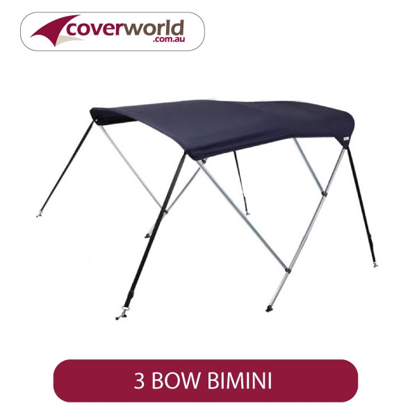 3 bow bimini aluminium