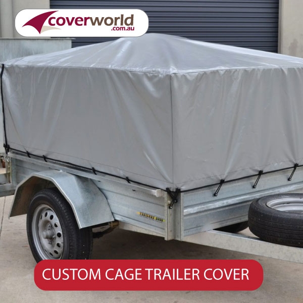 cage trailer cover custom made