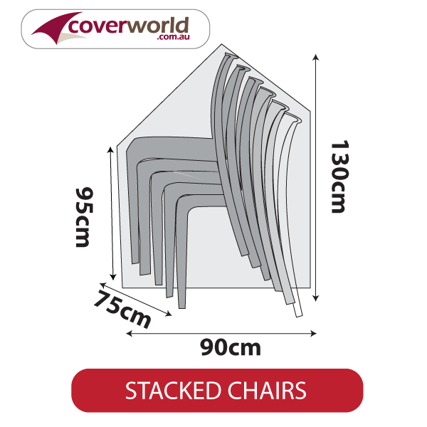 Stack of Chairs Cover - Large