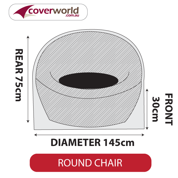 Round Chair Cover - Medium