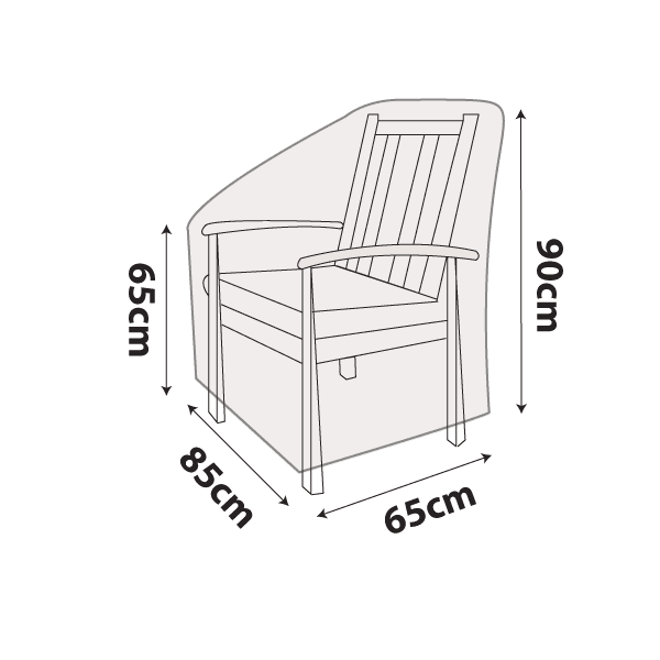premium outdoor uv & rain storage furniture cover for patio desk chair - buy online coverworld australia
