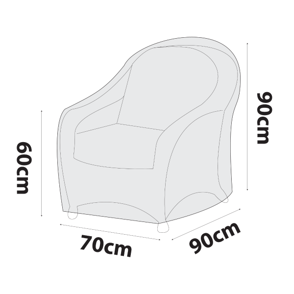 Patio Chair Cover - 70cm Length