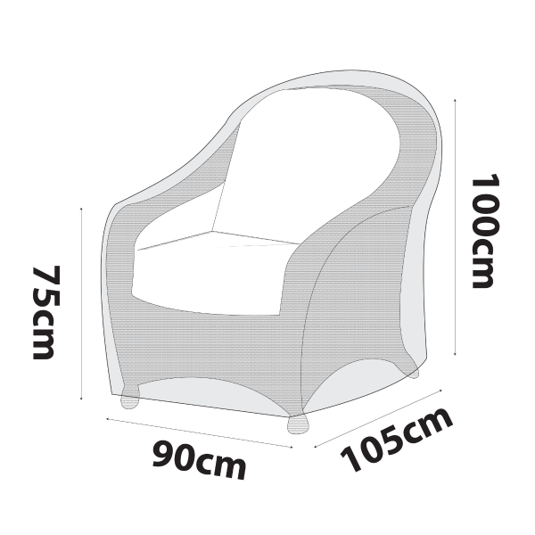 Patio Chair Cover - 90cm Length