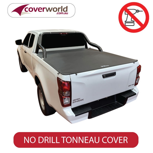 dmax tonneau cover no drill clamp on