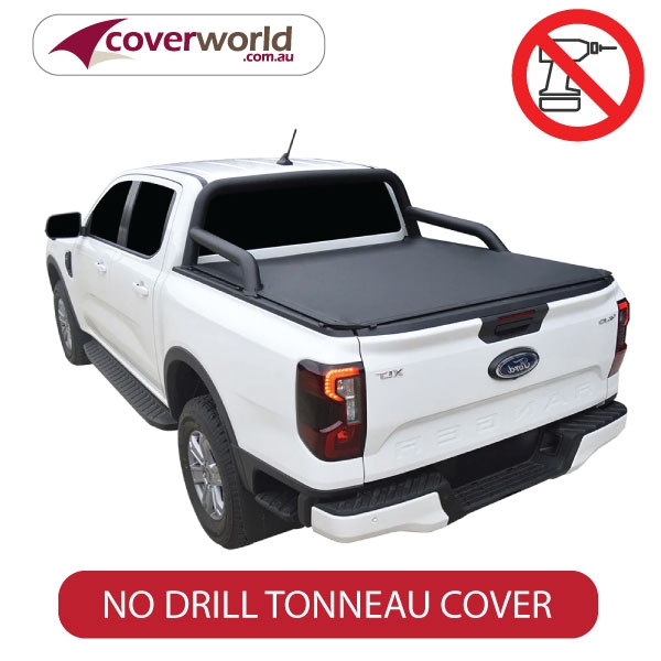 Ranger Next Gen XLT / Sport Tonneau Cover  with Sports Bars- Authentic No Drill Clip On