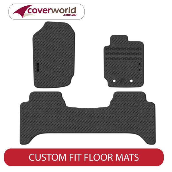 Ford Ranger Floor Mats - Rubber - Custom Fit
