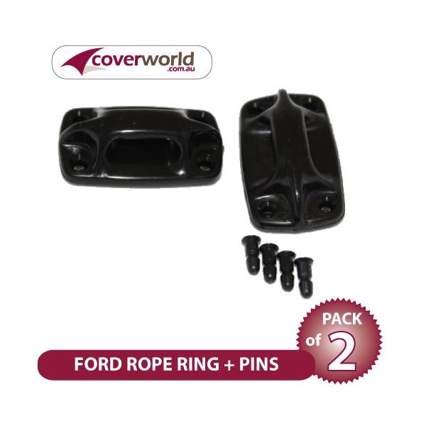 Ford Rope Ring + Pins (Front Hook) - Pack of 2