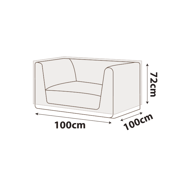 premium outdoor uv & rain storage furniture cover for modular chairs and sofas  - buy online coverworld australia