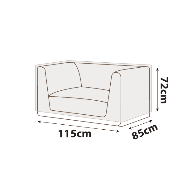 premium outdoor uv & rain storage furniture cover for modular chairs and sofas  - buy online coverworld australia
