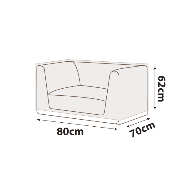 premium outdoor uv & rain storage furniture cover for modular chairs and sofas  - buy online coverworld australia
