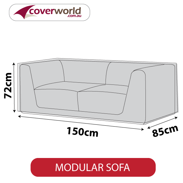 Modular Sofa Cover - 155cm Length