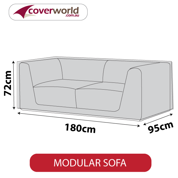 Modular Sofa Cover - 180cm Length