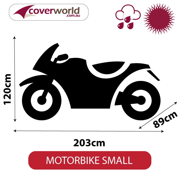 motorbike cover outdoor cover small size waterproof sun and uv protection