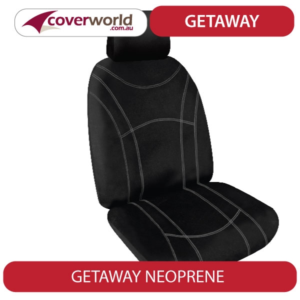 seat covers toyota landcruiser vdj79r - dual cab - neoprene