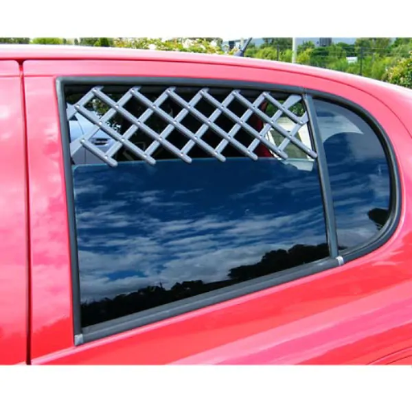 Large Trucks & SUVs Universal Pet Dog Puppy Ventilation Grill Mesh Safe Car Window Protection Mesh for Cars XianghuangTechnology Pets Car Window Dog Vent/Guard 