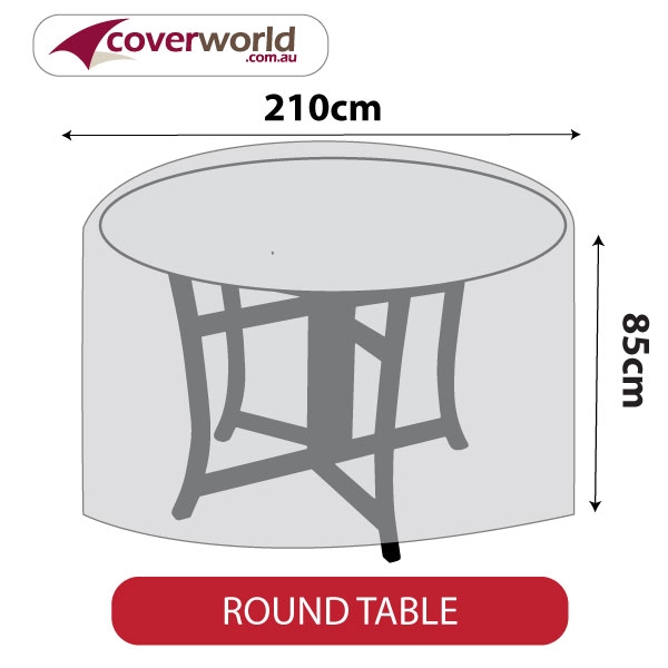 Round Table Cover - 210cm Diamatre