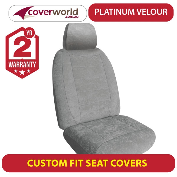 ford everest seat covers - luxury velour - ua series - trend - titanium - ambiente