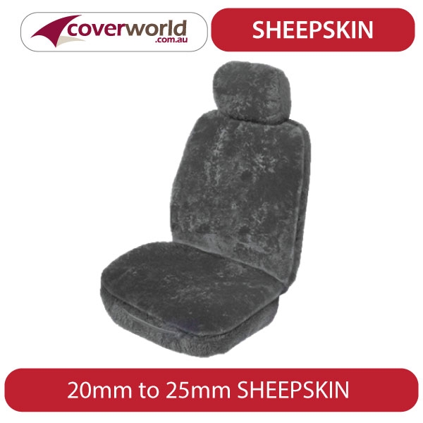 Toyota Hilux Sheepskin Seat Covers - Dual Cab MY10 to MY14