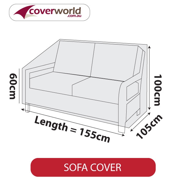 sofa cover for outdoor furniture online size 155cm