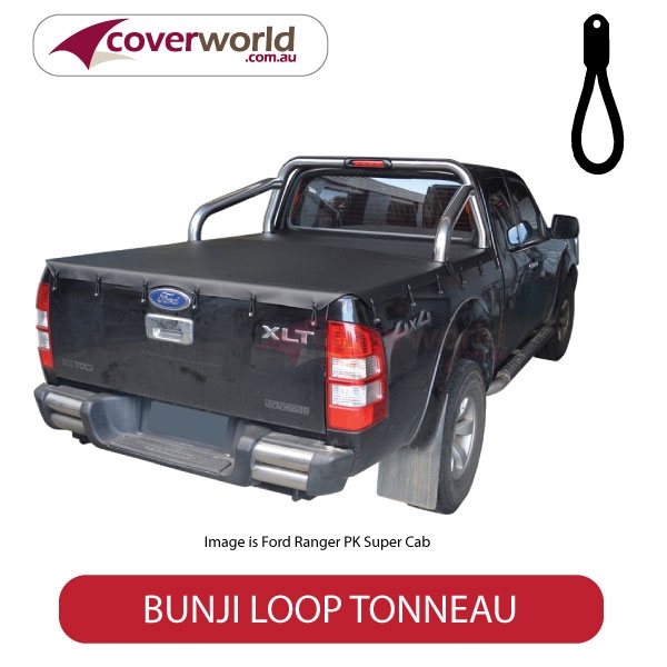 ford ranger tonneau cover super cab - bunji - new installation