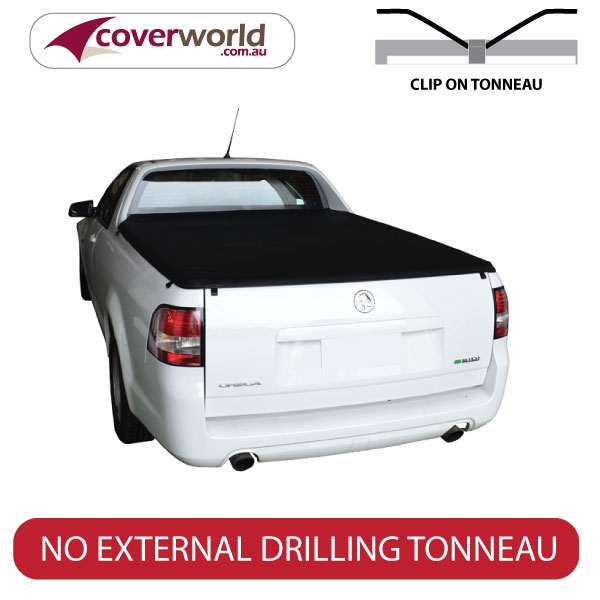 holden commodore ve - vf  -  tonneau cover - clip on