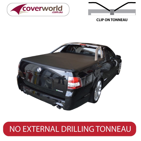holden commodore ve - vf  -  tonneau cover - clip on