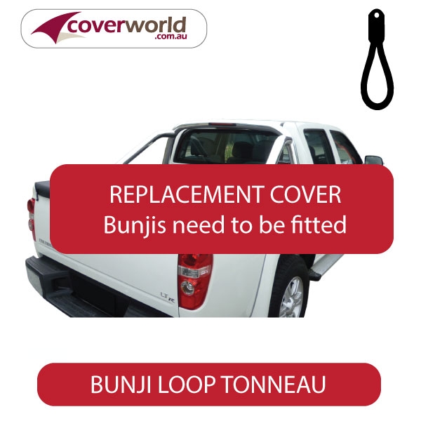 Holden Rodeo and Colorado Soft Tonneau Cover - Colorado RA - RC Series - Bunji Cover - Replacement