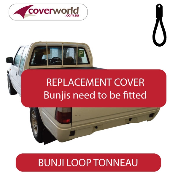 Holden Rodeo TF Series Space Cab  -  Tonneau Cover - Replacement Bunji
