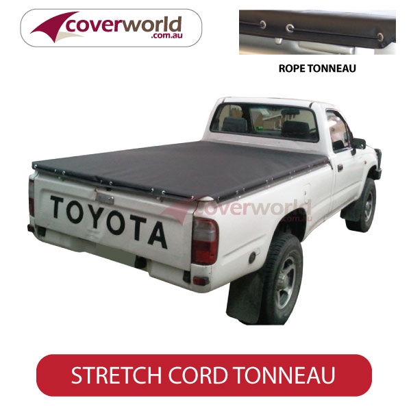 Toyota Hilux Single Cab -  Soft Tonneau Cover - Stretch Cord