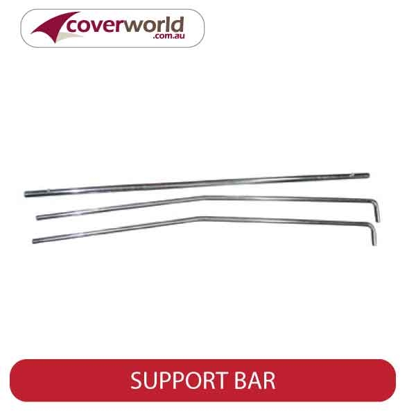 tonneau cover support bar