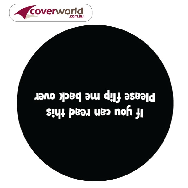 printed spare tyre - wheel cover - fip me over