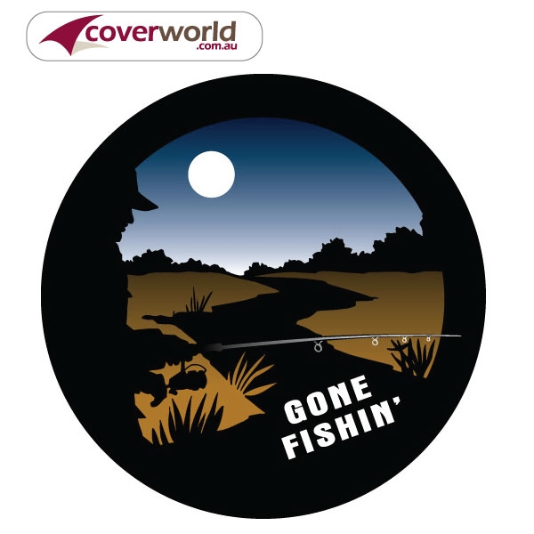 Spare Tyre / Wheel Cover | GONE FISHIN