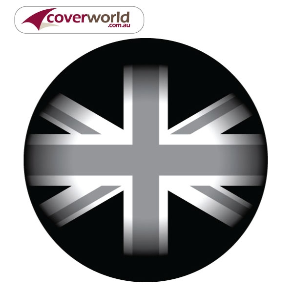 Printed Spare Tyre - Wheel Cover - UK Flag